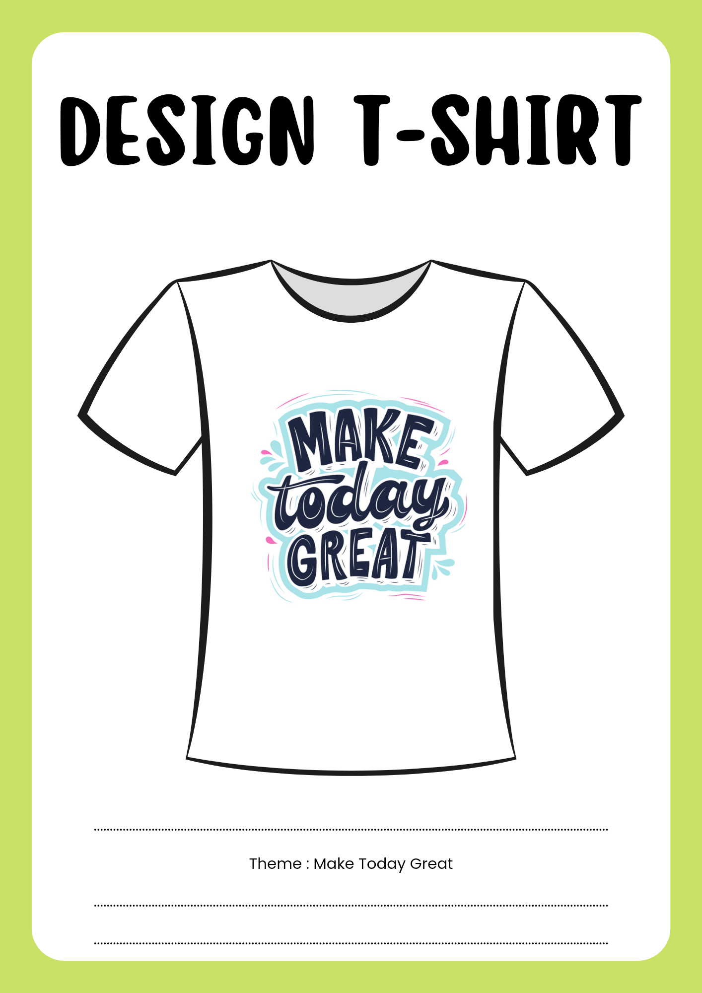 Design T-shirt